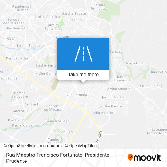 Rua Maestro Francisco Fortunato map