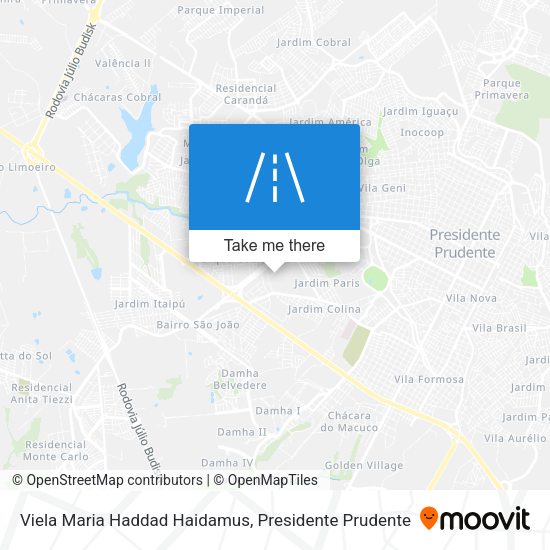 Viela Maria Haddad Haidamus map