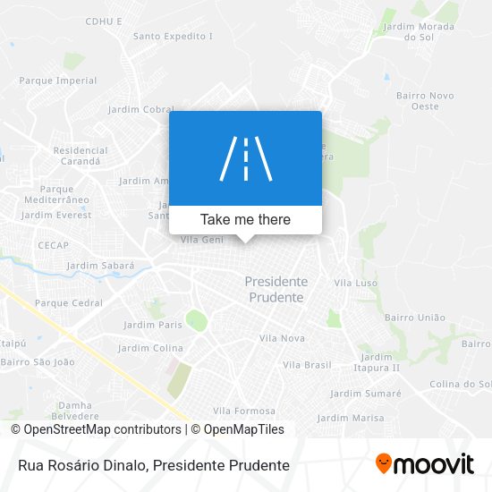 Rua Rosário Dinalo map