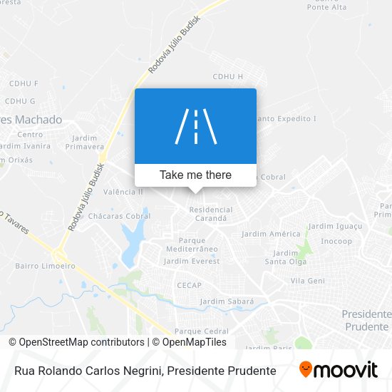 Rua Rolando Carlos Negrini map