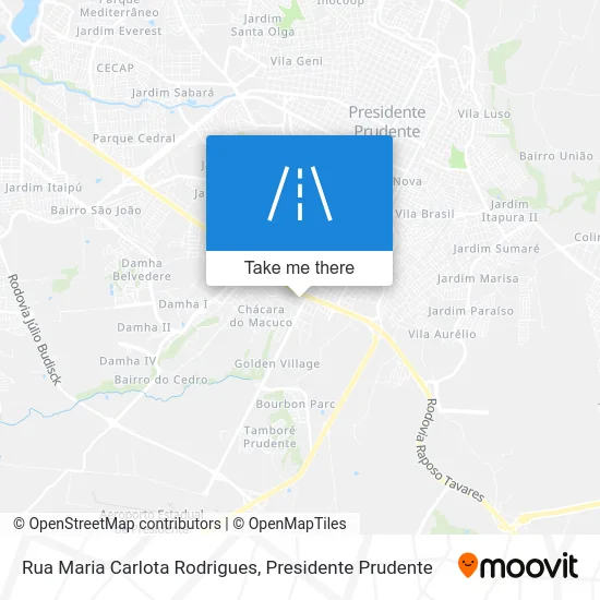 Rua Maria Carlota Rodrigues map