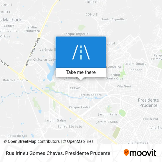 Rua Irineu Gomes Chaves map