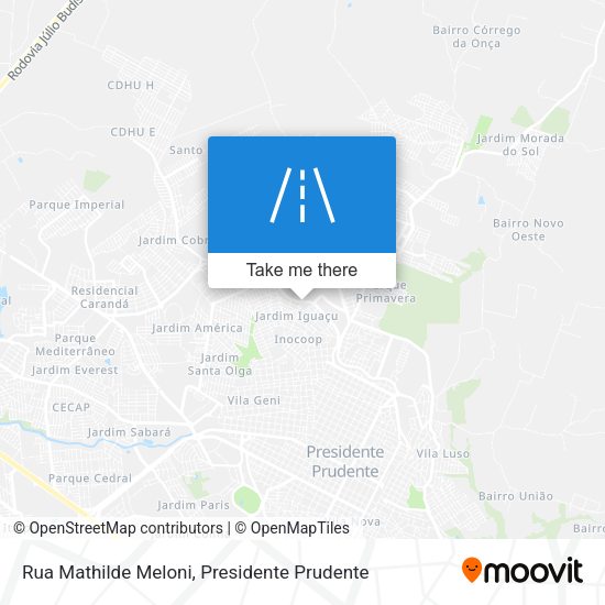 Rua Mathilde Meloni map