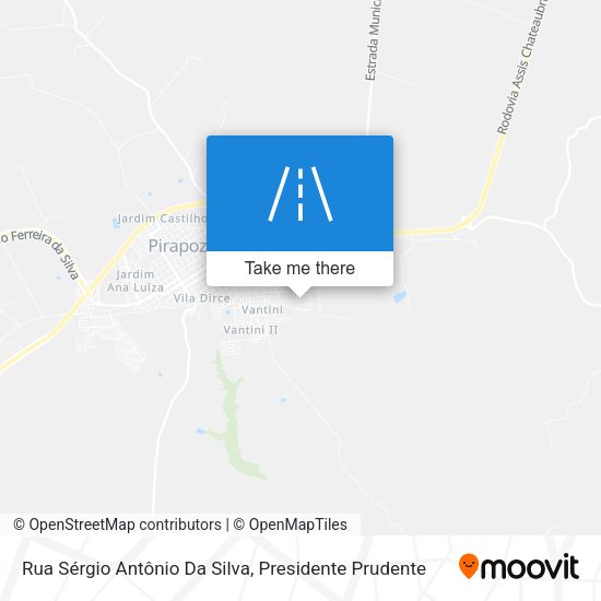 Rua Sérgio Antônio Da Silva map