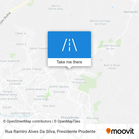 Rua Ramiro Alves Da Silva map