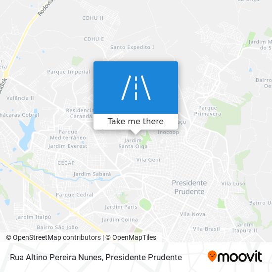 Rua Altino Pereira Nunes map