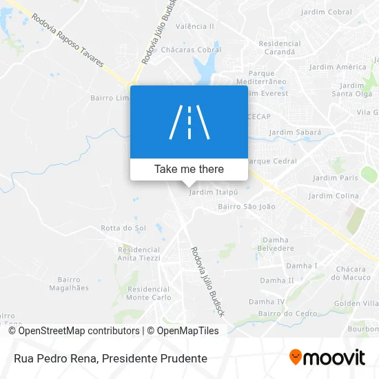 Rua Pedro Rena map