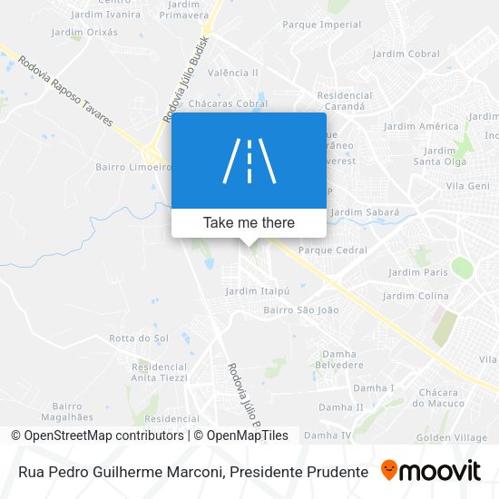 Rua Pedro Guilherme Marconi map