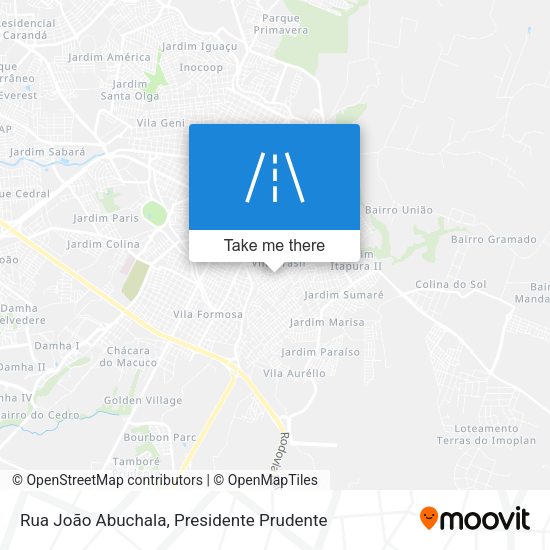 Rua João Abuchala map
