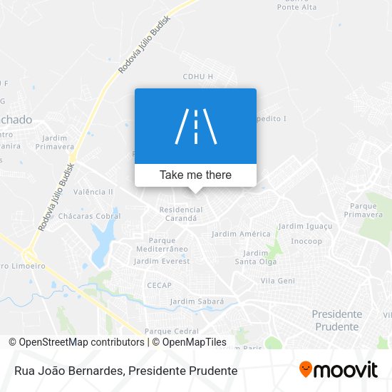 Rua João Bernardes map