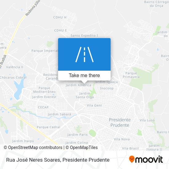 Rua José Neres Soares map