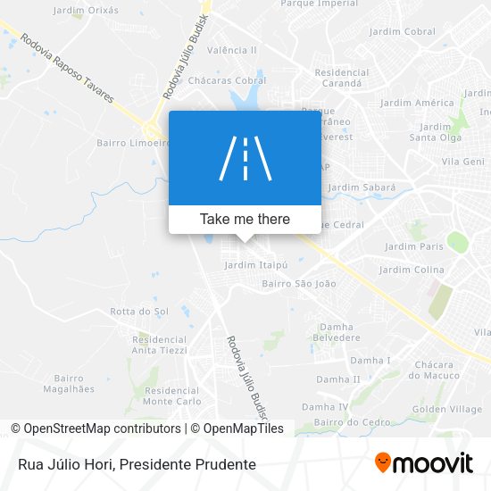 Rua Júlio Hori map