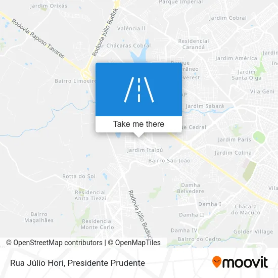 Rua Júlio Hori map