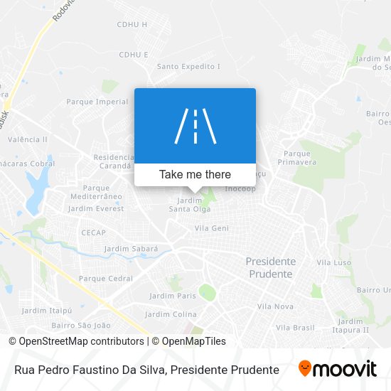 Rua Pedro Faustino Da Silva map