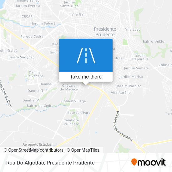 Rua Do Algodão map