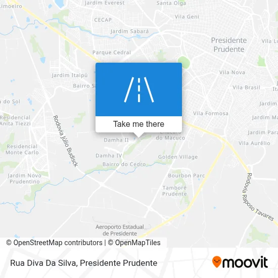 Rua Diva Da Silva map