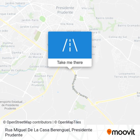 Rua Miguel De La Casa Berenguel map