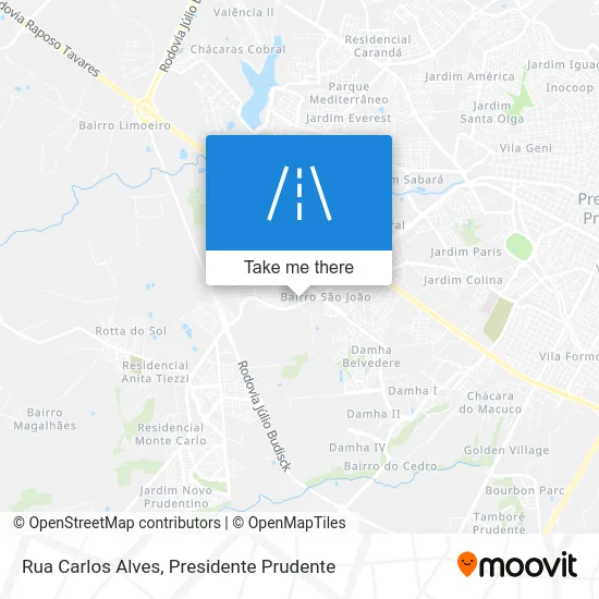 Rua Carlos Alves map