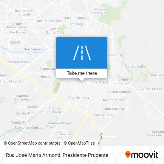 Rua José Maria Armond map