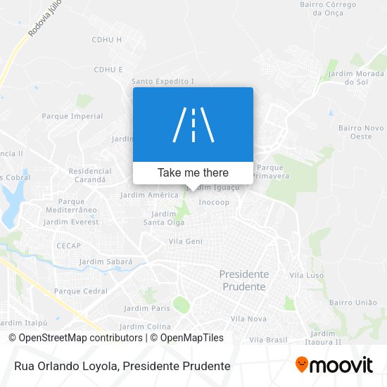 Rua Orlando Loyola map