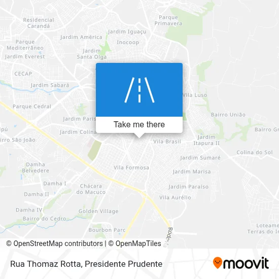Rua Thomaz Rotta map