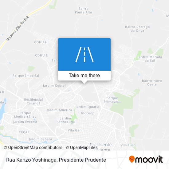Rua Kanzo Yoshinaga map