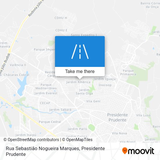 Rua Sebastião Nogueira Marques map