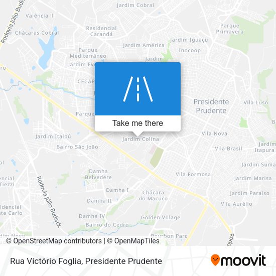 Rua Victório Foglia map