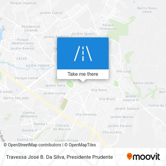 Travessa José B. Da Silva map
