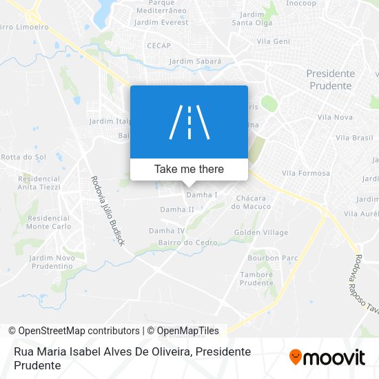 Rua Maria Isabel Alves De Oliveira map