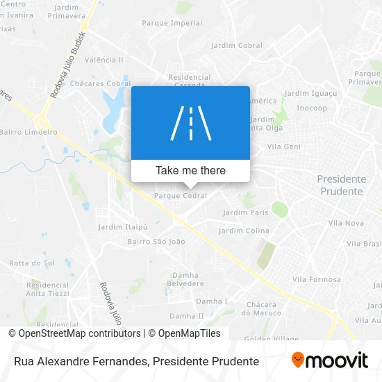 Rua Alexandre Fernandes map