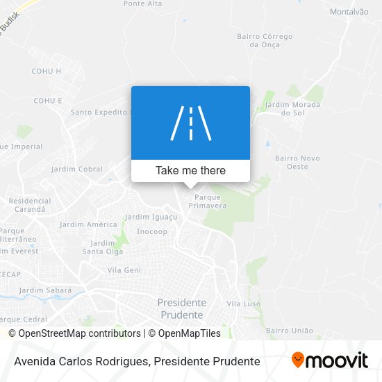 Avenida Carlos Rodrigues map