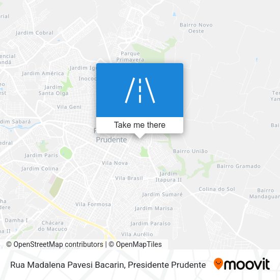 Rua Madalena Pavesi Bacarin map