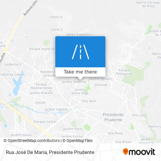 Rua José De Maria map