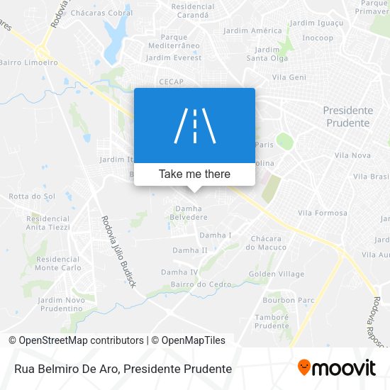 Rua Belmiro De Aro map