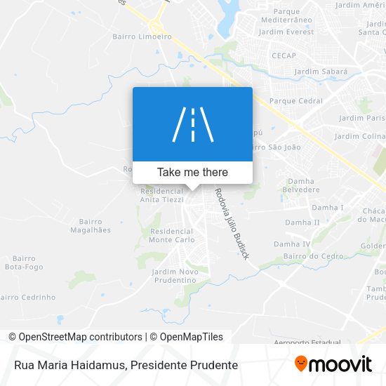 Rua Maria Haidamus map