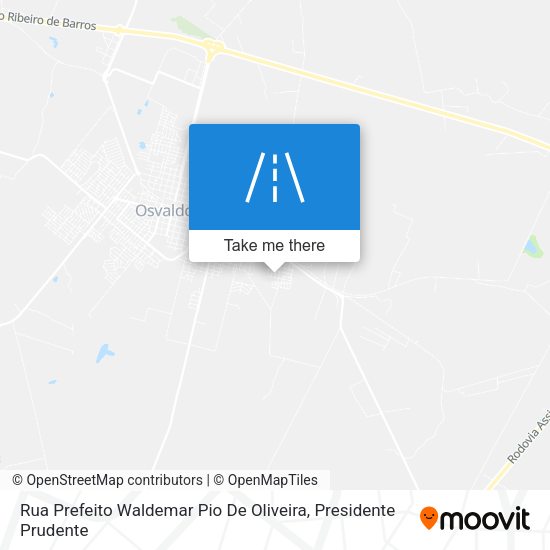 Rua Prefeito Waldemar Pio De Oliveira map