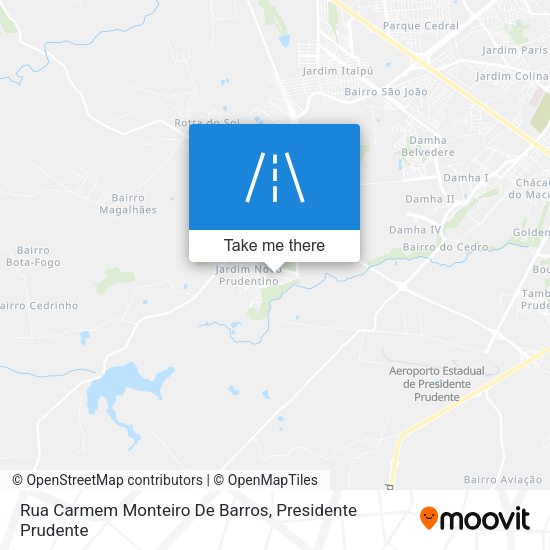 Rua Carmem Monteiro De Barros map