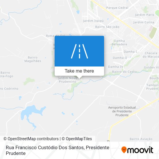 Rua Francisco Custódio Dos Santos map