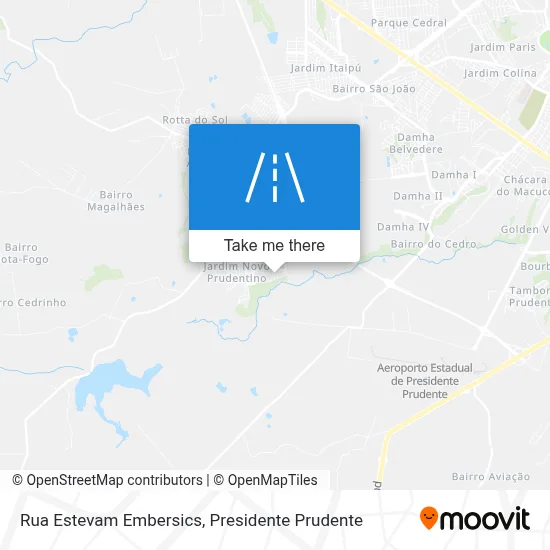 Rua Estevam Embersics map
