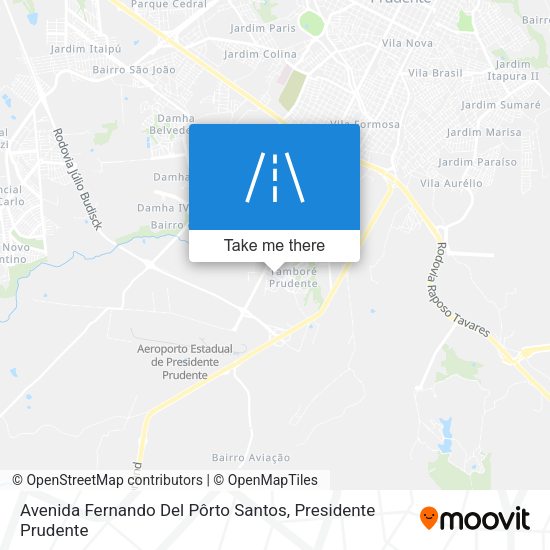 Avenida Fernando Del Pôrto Santos map