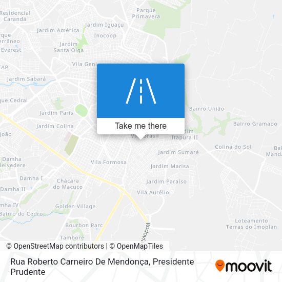 Rua Roberto Carneiro De Mendonça map