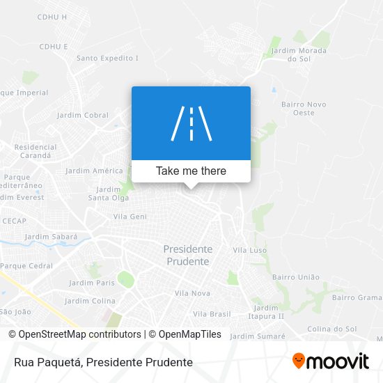 Rua Paquetá map