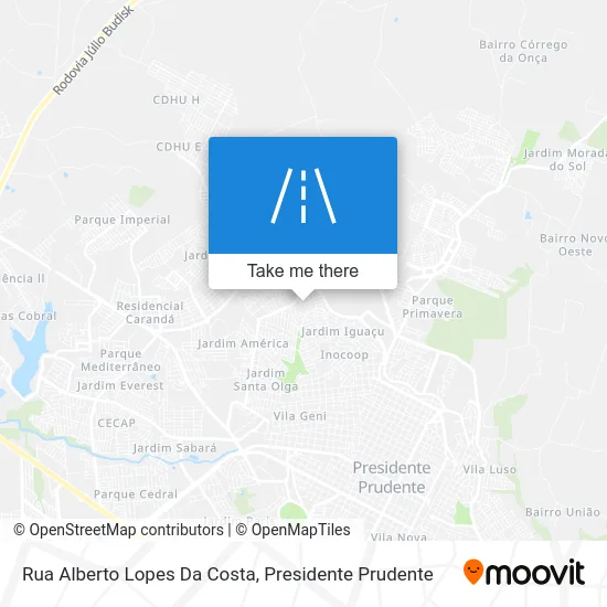 Rua Alberto Lopes Da Costa map