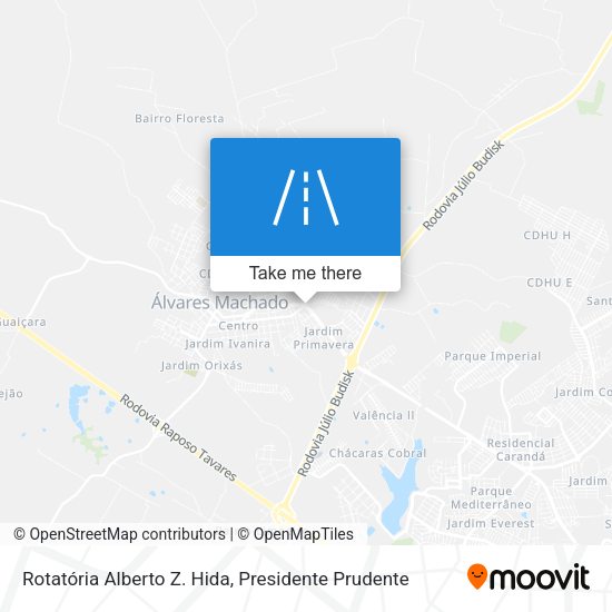 Rotatória Alberto Z. Hida map