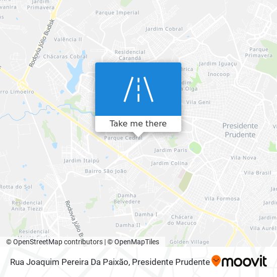 Rua Joaquim Pereira Da Paixão map