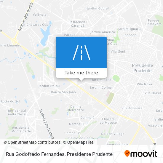 Rua Godofredo Fernandes map