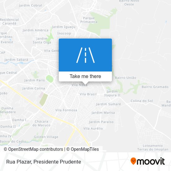Rua Plazar map