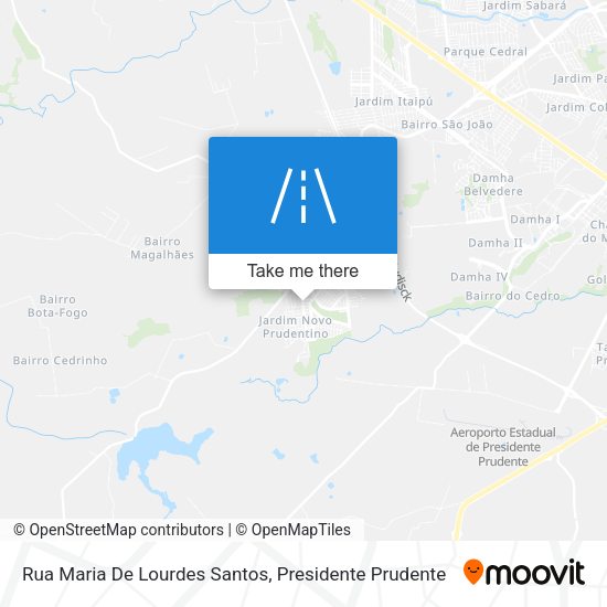 Rua Maria De Lourdes Santos map