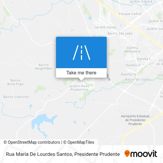 Rua Maria De Lourdes Santos map